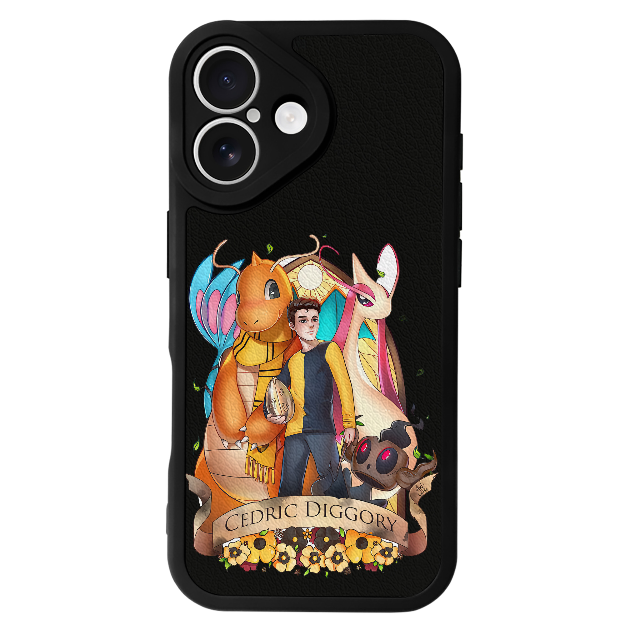 （画像用） Harry Potter ハリー・ポッターシリーズ 【iPhone 16シリーズ対応】シリコンスマホケース（レザー調） 材質：シリコン